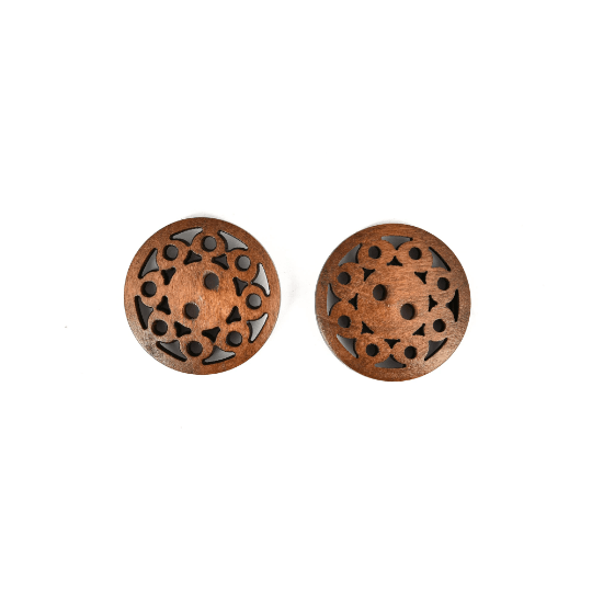 Crafted Handmade Wood Button - The Fineworld